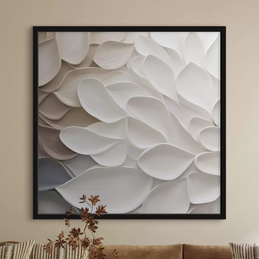 Fototapeedid Maali imitatsioon abstraktsetest õielehtedest f48676