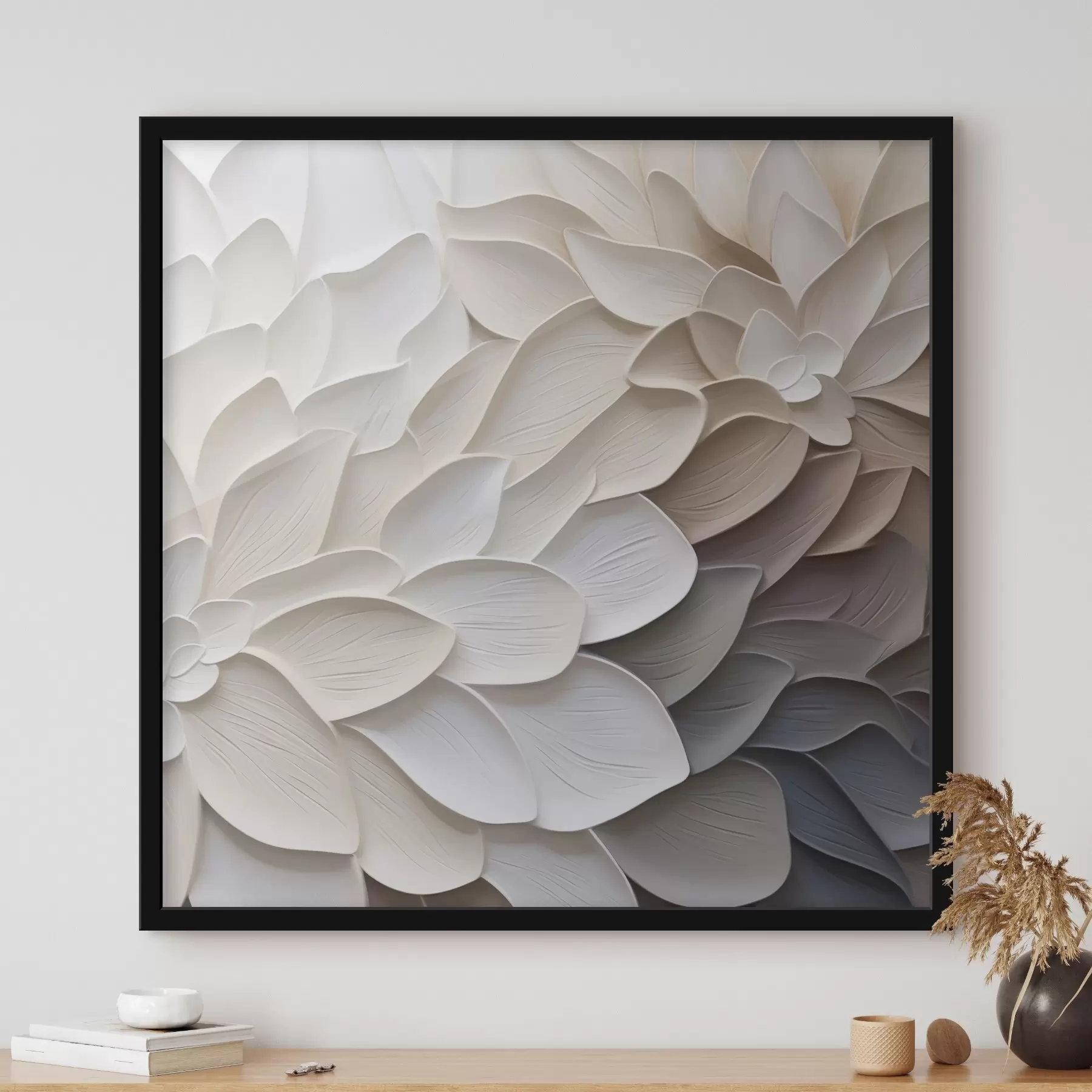 Fototapeedid Maali imitatsioon abstraktsetest õielehtedest f48677