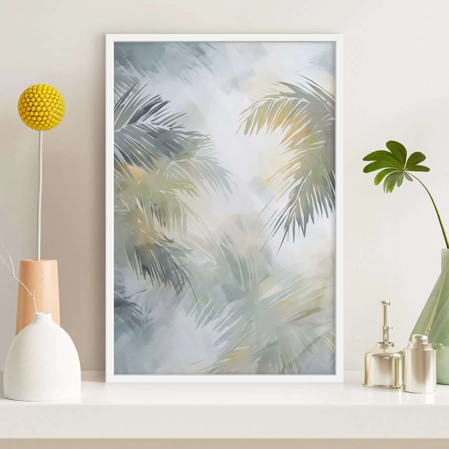 Fototapeedid Maali abstraktset taimestiku imitatsiooni f48687