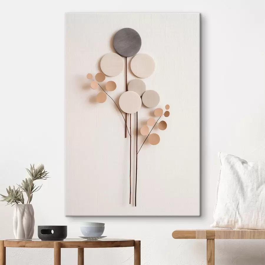 Pilt Minimaalsed ümarad kujundid õhukestel varretel s48597