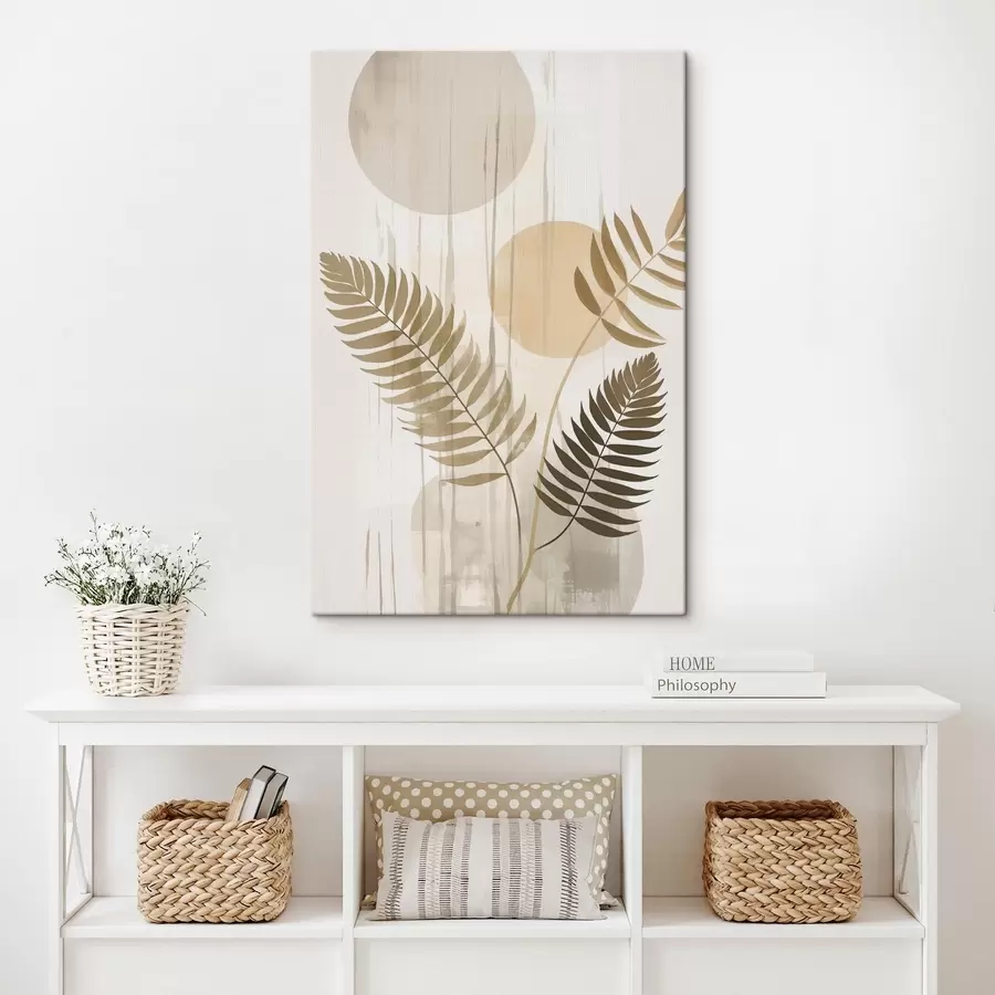 Pilt Abstraktsioon leheharudega s48662