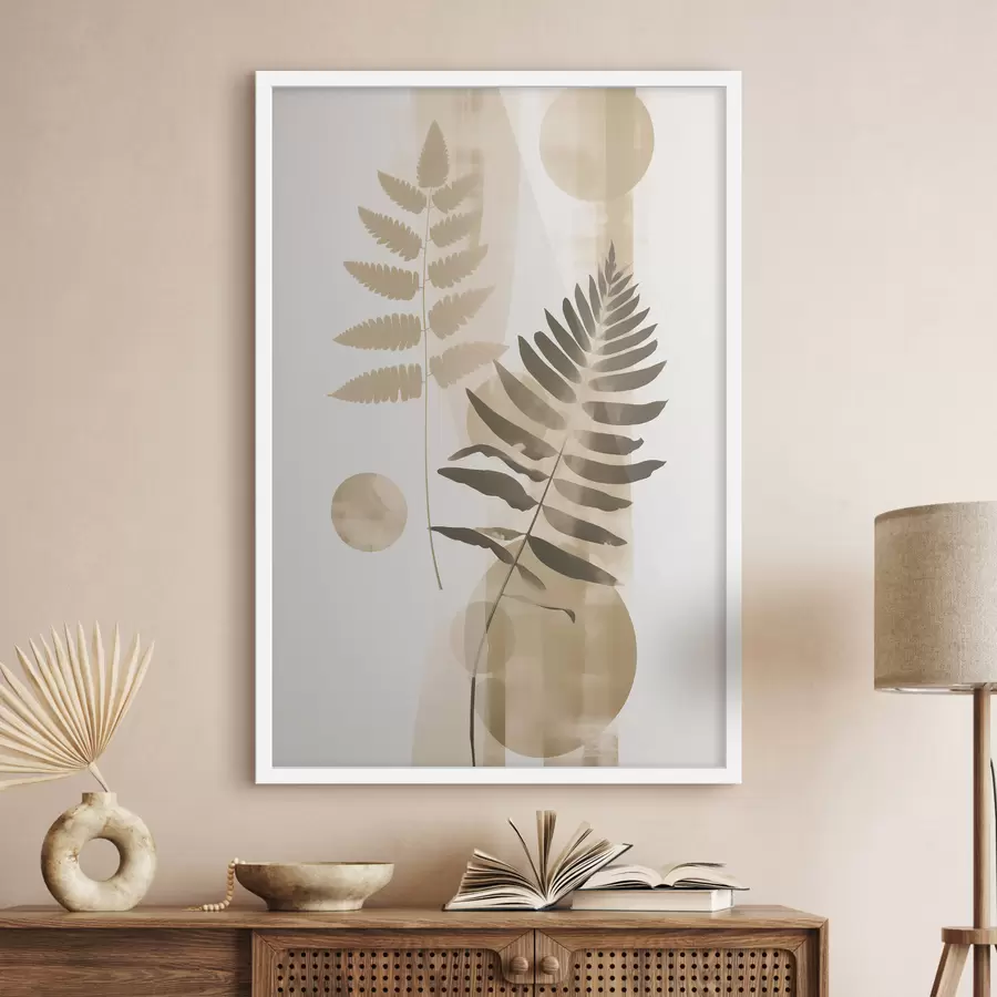 Fototapeedid Abstraktsioon leheharudega f48663