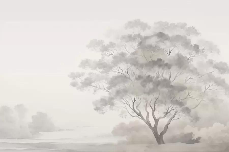 Fototapeedid Puu udus w05477