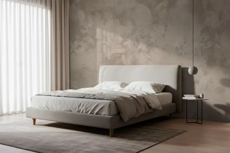 Fototapeedid Minimalistlik abstraktne pintslitekstuur beežides toonides w05160