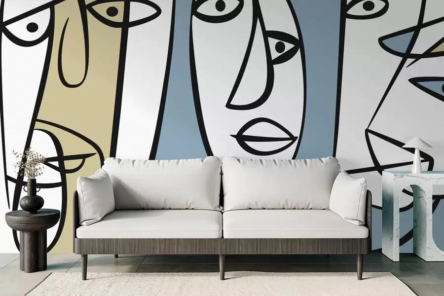 Fototapeedid Abstraktsed näod w05504v1