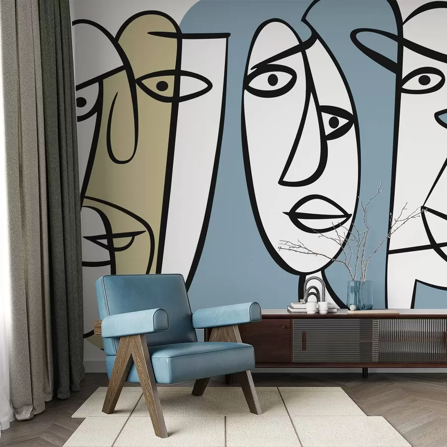 Fototapeedid Abstraktsed näod w05504v1