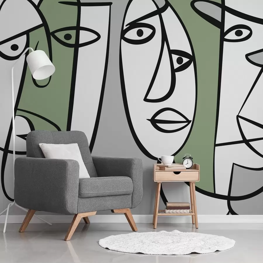 Fototapeedid Abstraktsed näod w05504v2