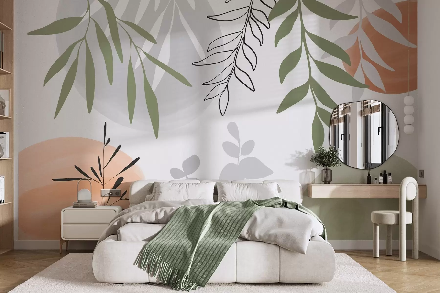 Fototapeedid Abstraktne taimestik w05506