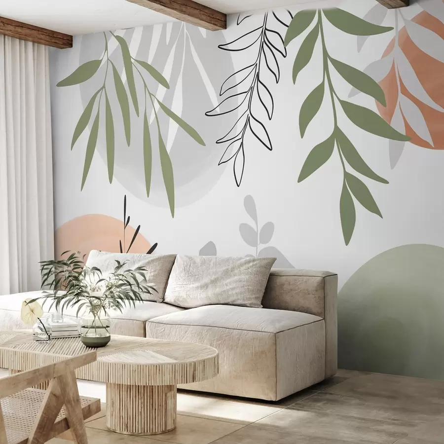 Fototapeedid Abstraktne taimestik w05506