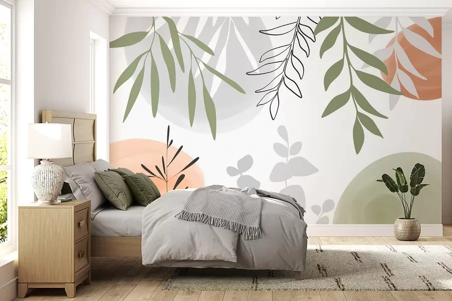 Fototapeedid Abstraktne taimestik w05506