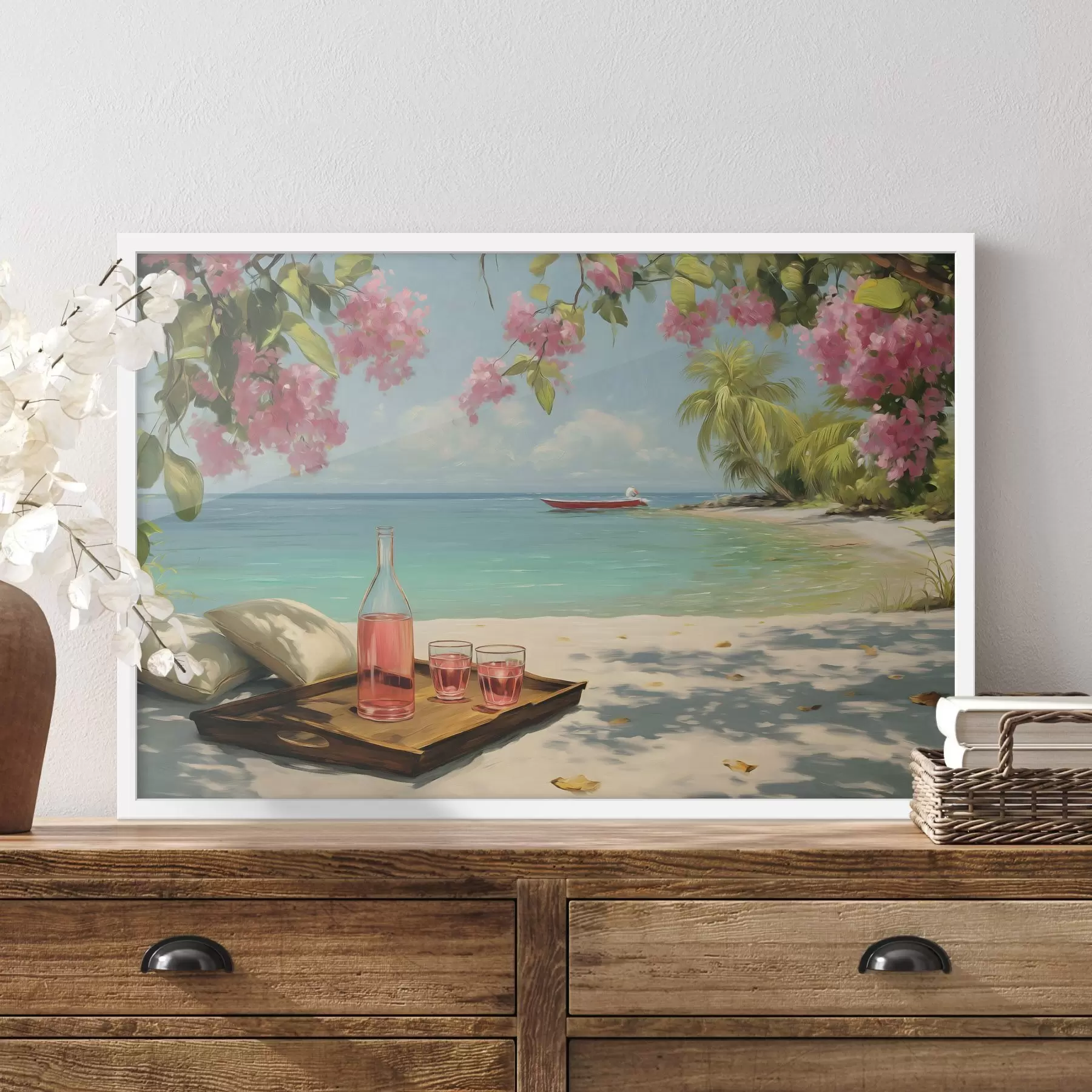 Fototapeedid sinine rand ja sangria f48793