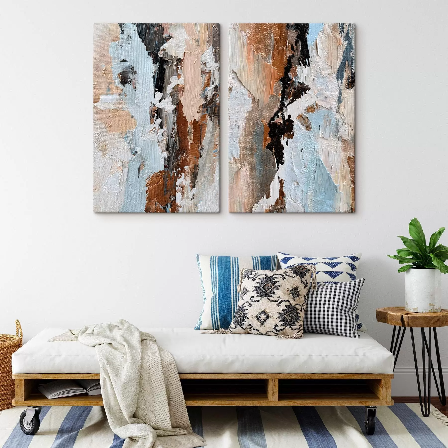 Pilt väljendusrikas abstraktsioon; värvi imiteerimine m30332