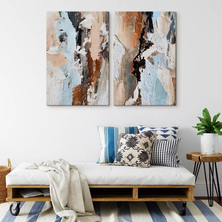 Fototapeedid väljendusrikas abstraktsioon; värvi imiteerimine m30332