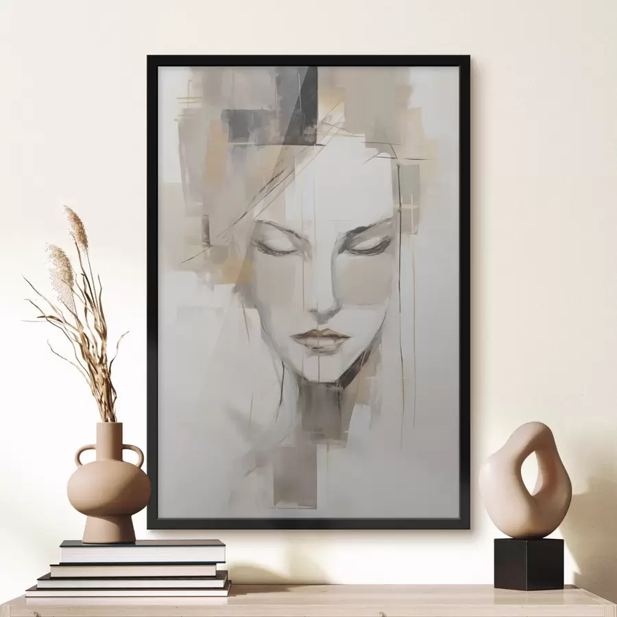 Fototapeedid Abstraktne naiste portree f48761