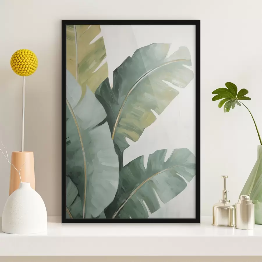 Fototapeedid Lehtede imitatsioonimaal f48764