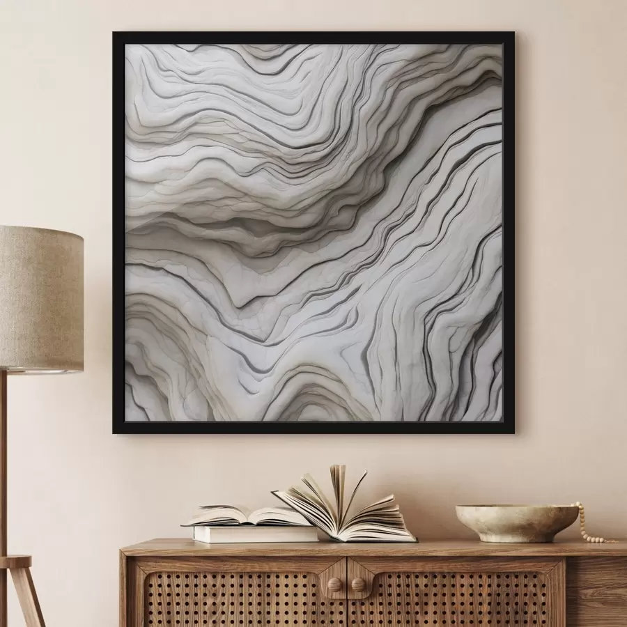 Fototapeedid Abstraktne teos sujuvate joontega f48769