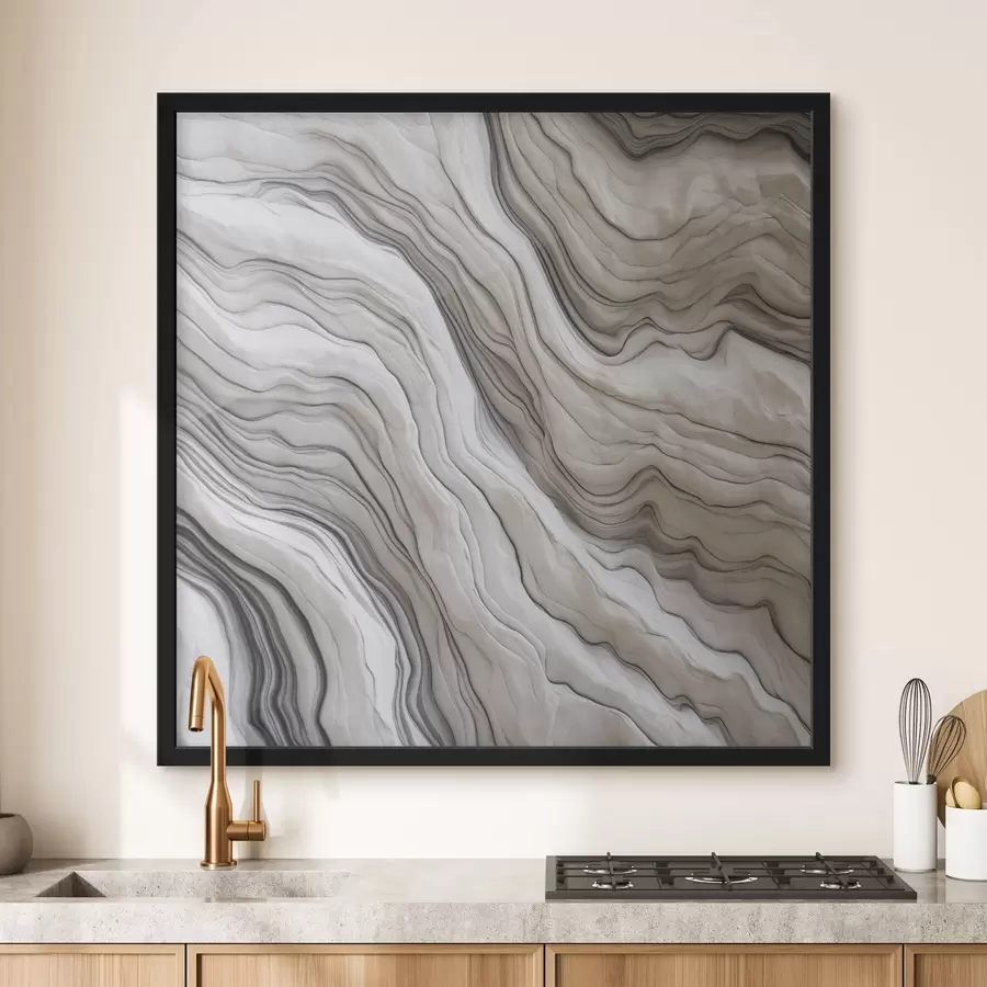 Fototapeedid Abstraktne teos sujuvate joontega f48770