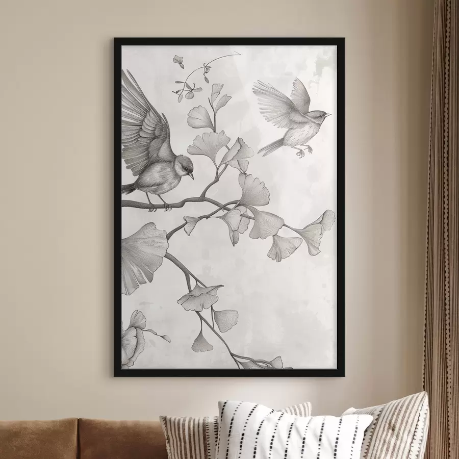 Fototapeedid Linnud okstel f48906