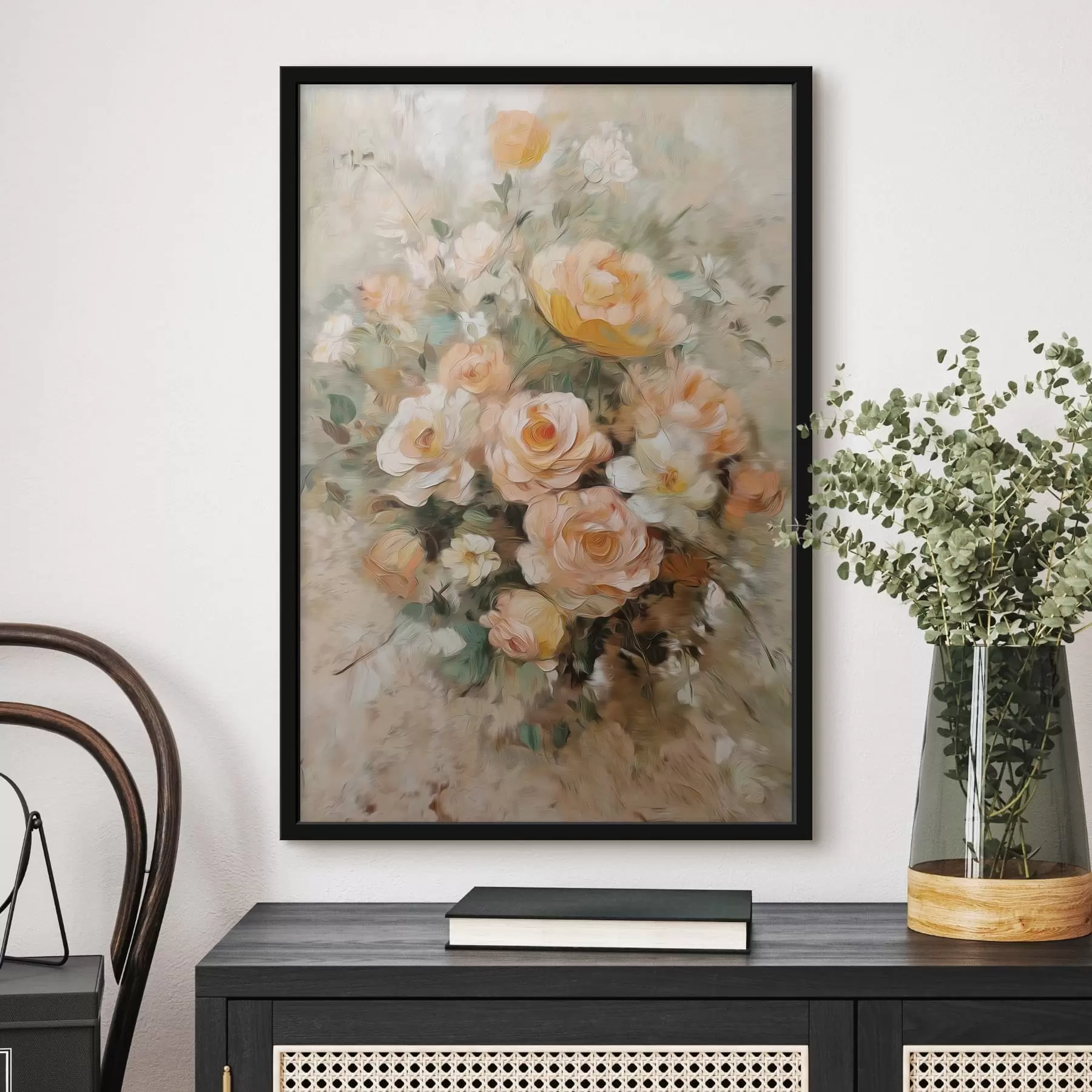 Fototapeedid Õlimaalistiilis lilled f48944