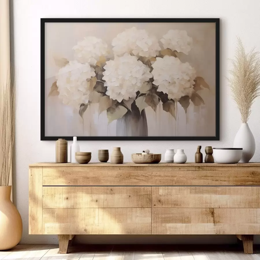 Fototapeedid Vintage-stiilis hortensia f48945