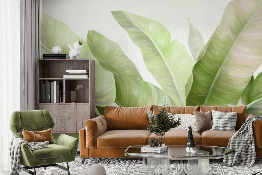 Fototapeedid Suured banaanilehed w05499