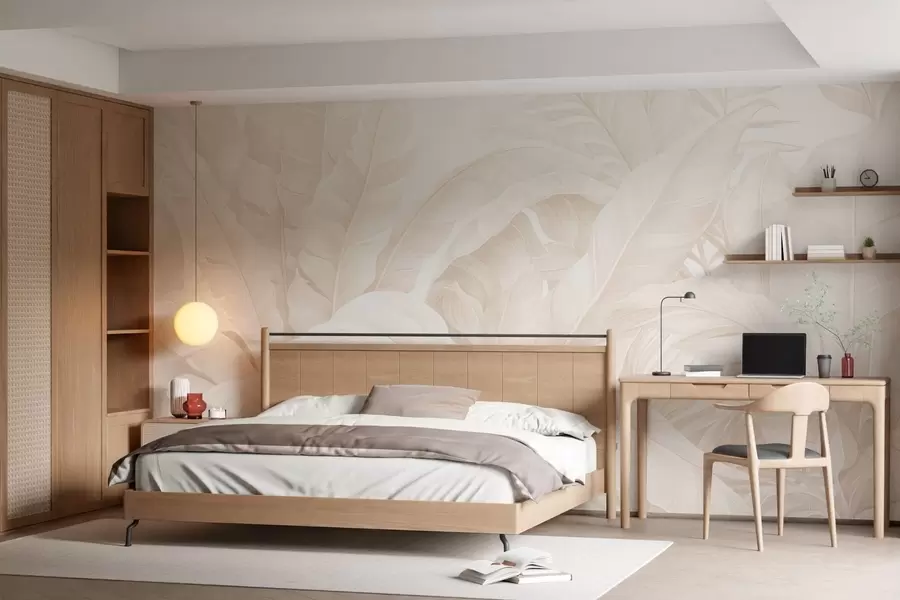 Fototapeedid Vintage troopilised lehed w05518