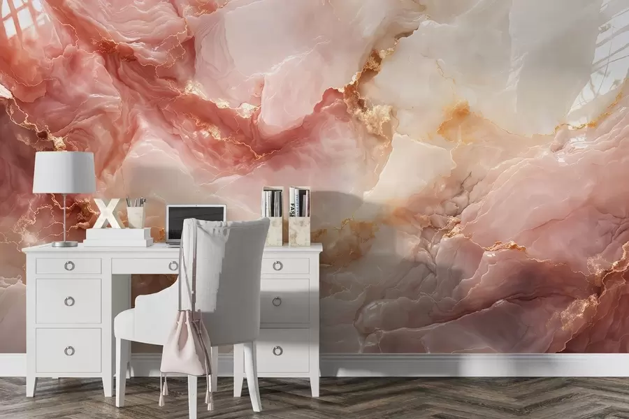 Fototapeedid Roosa marmori imitatsioon w05519