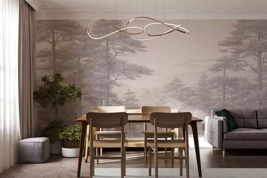 Fototapeedid Vanaaegne mets w05524