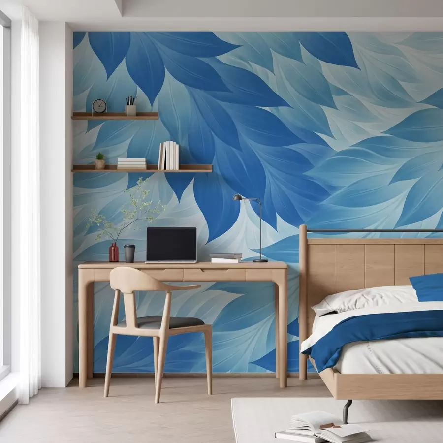 Fototapeedid Teravad abstraktsed lehed w05531v2