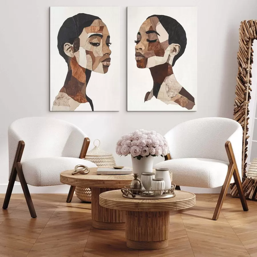 Pilt Abstraktne naise portree m30390