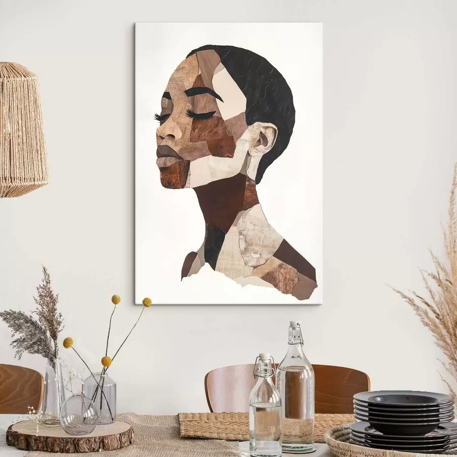 Pilt Abstraktne naise portree s48923