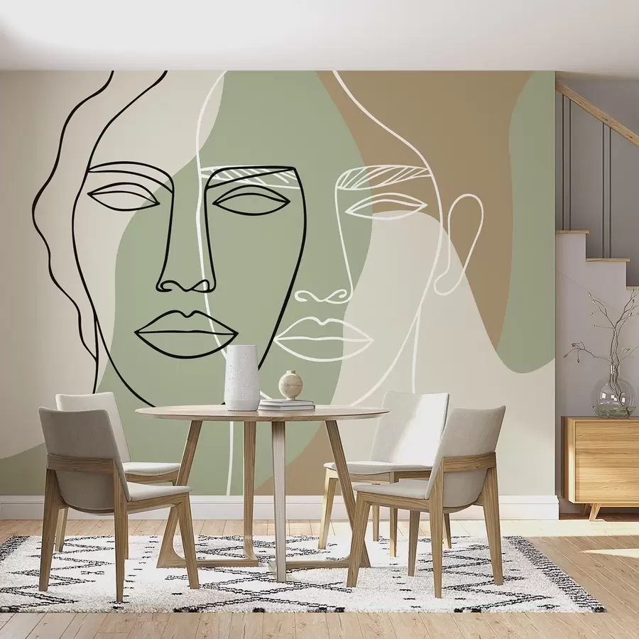 Fototapeedid Abstraktsed näod w05550