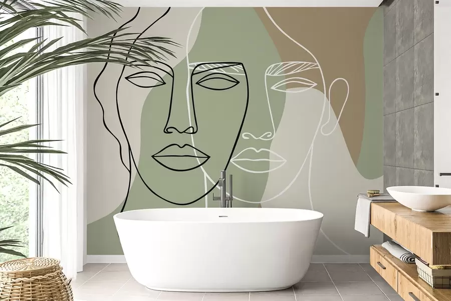 Fototapeedid Abstraktsed näod w05550