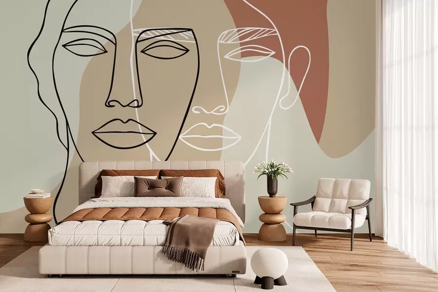 Fototapeedid Abstraktsed näod w05550v1