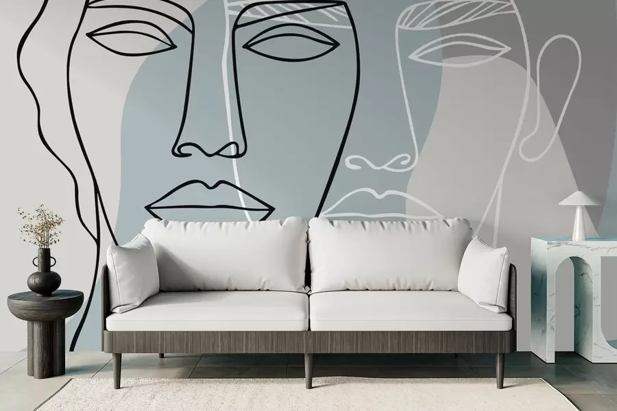 Fototapeedid Abstraktsed näod w05550v2