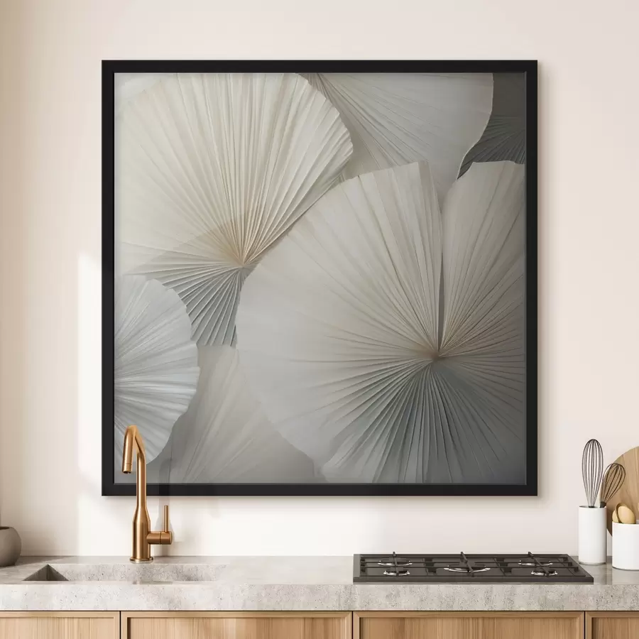 Fototapeedid Kerged lehvikukujulised palmilehed f48978