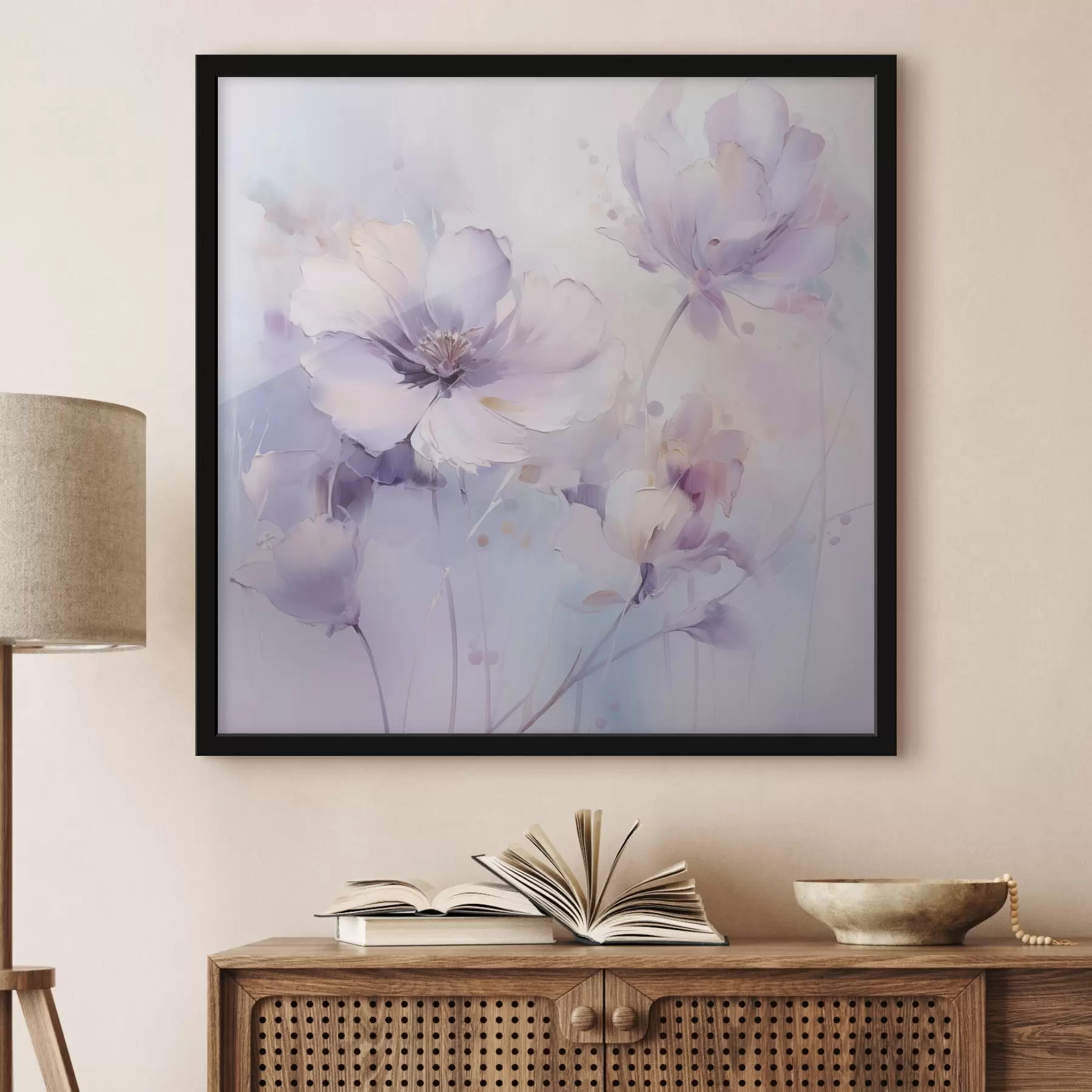 Fototapeedid Stiliseeritud lilled maalil f48989