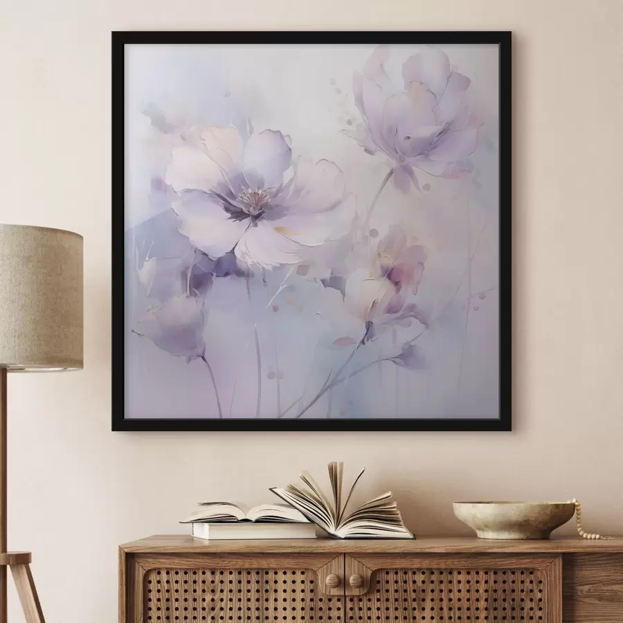 Fototapeedid Stiliseeritud lilled maalil f48989