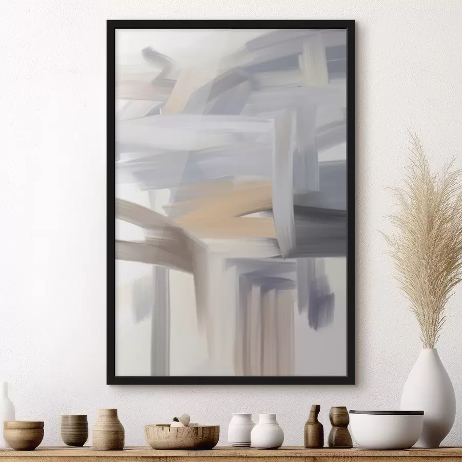 Fototapeedid heledates toonides abstraktne maal f48999