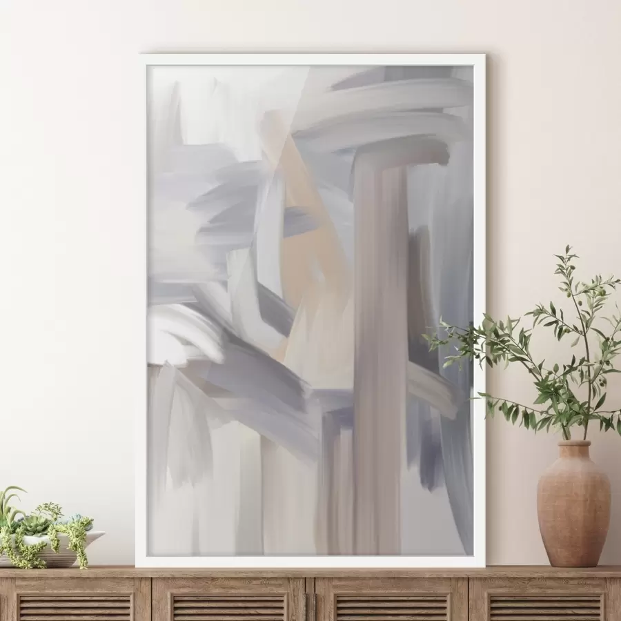 Fototapeedid heledates toonides abstraktne maal f49000