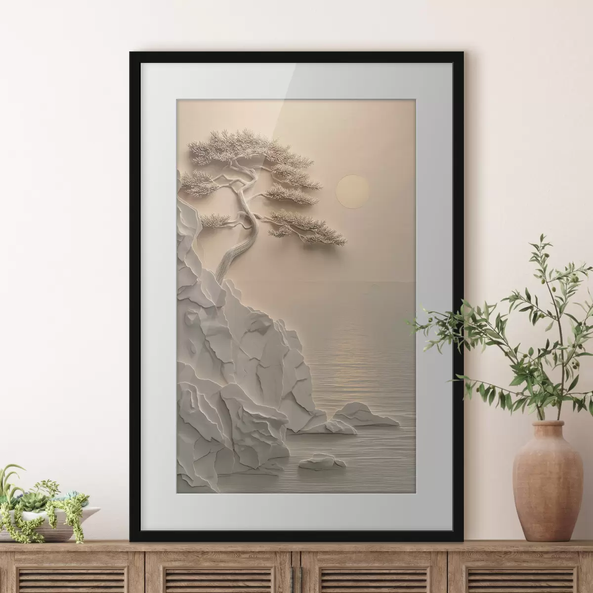 Plakat Puu mere kohal f49001
