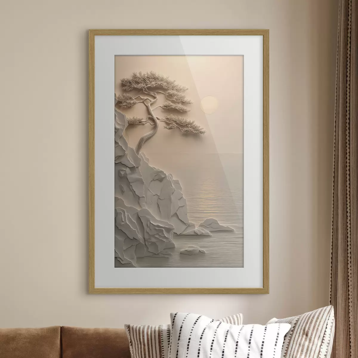 Plakat Puu mere kohal f49001