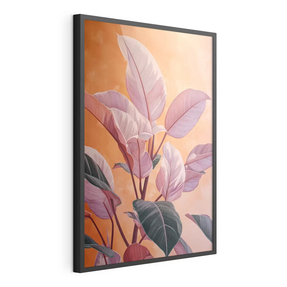 Plakat Tropiliste lehtedega taim f49009