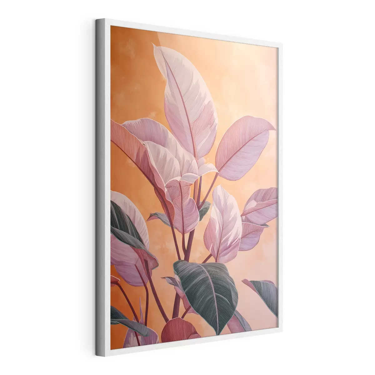Plakat Tropiliste lehtedega taim f49009