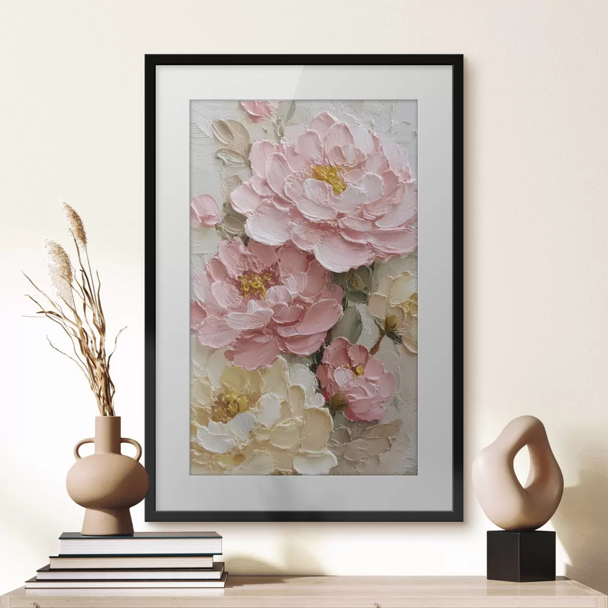 Plakat Pioonide lillekimp f49013