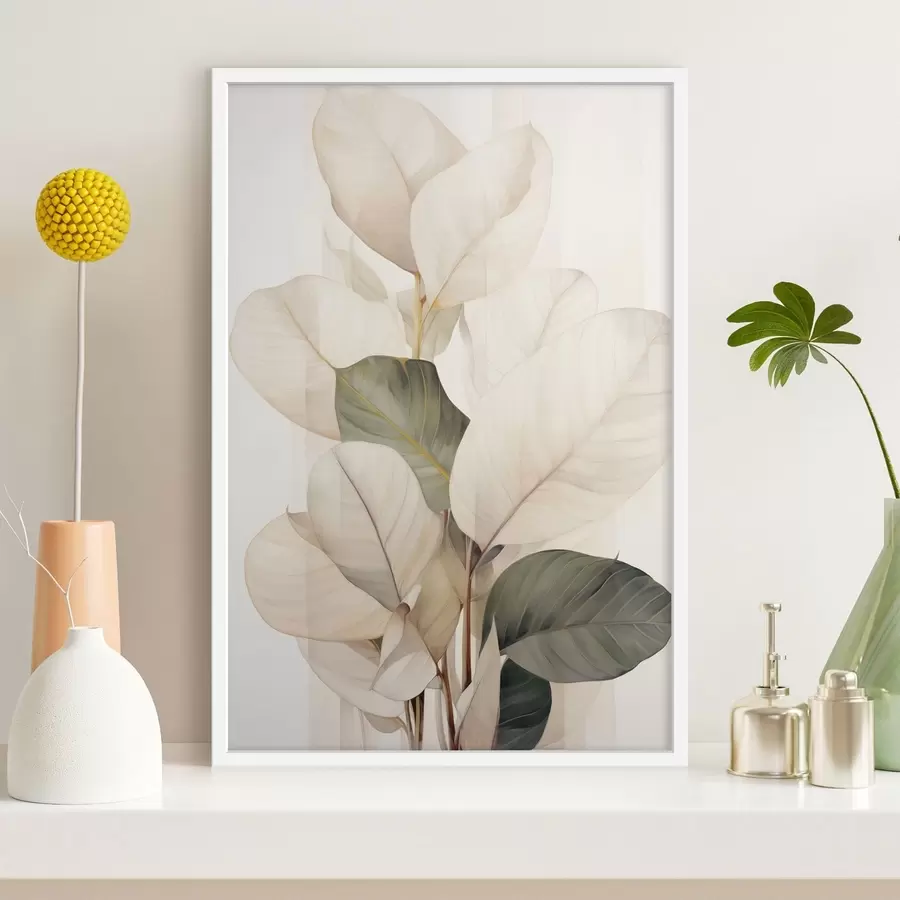 Fototapeedid Dekoratiivsed taimelehed f49026