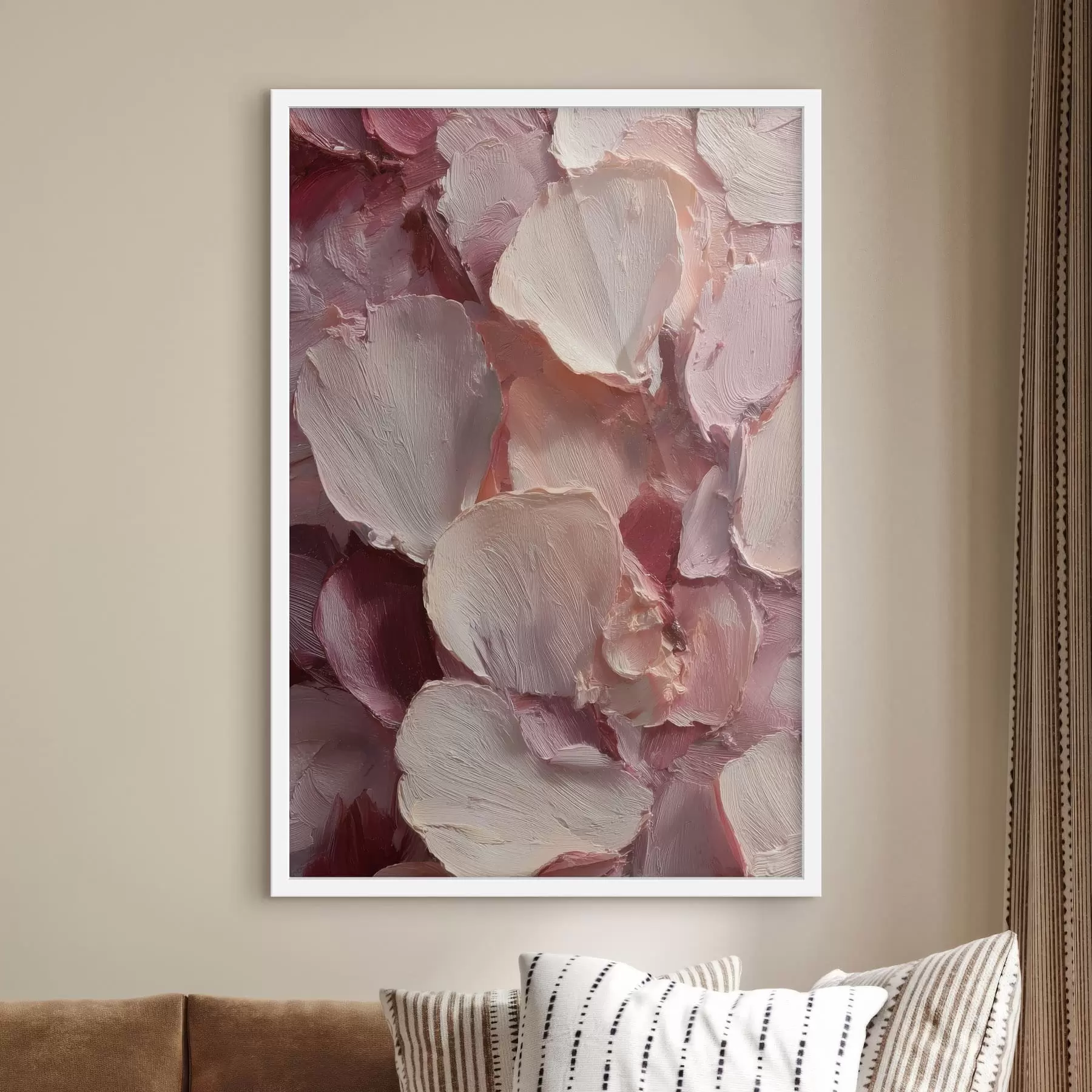 Fototapeedid Värvi õielehed tekstuuriga f49031