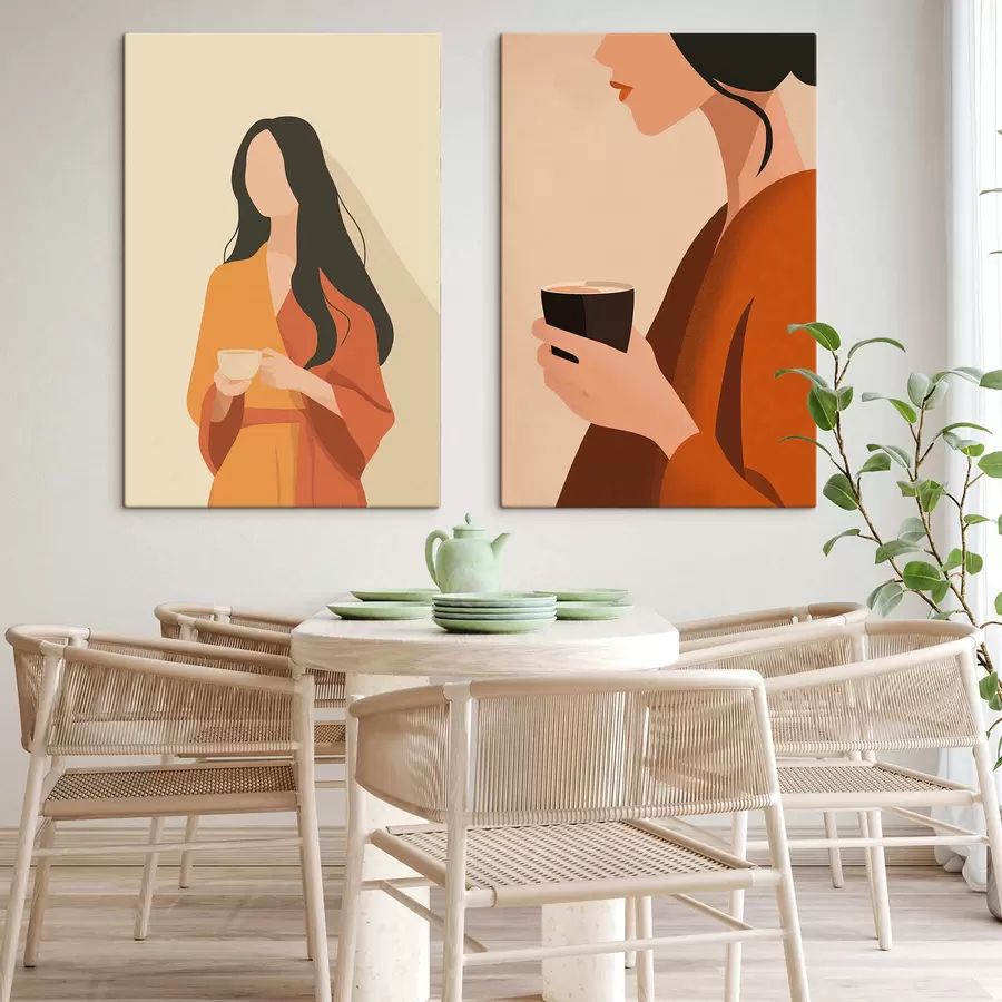 Pilt Naine tassiga m30420