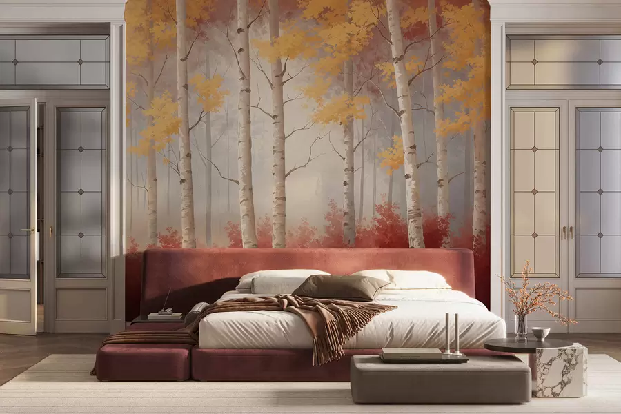 Fototapeedid Uduvõrk sügisel w05577