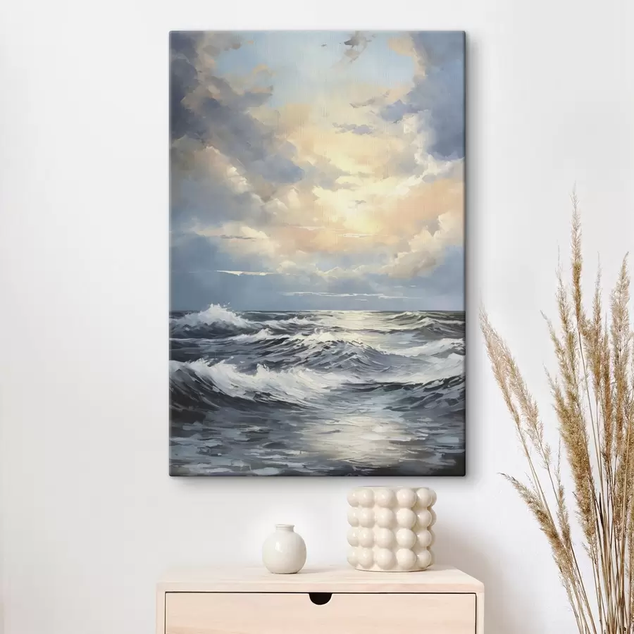 Pilt Õhtune taevas mere kohal s49049